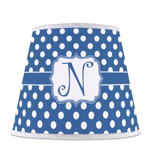 Polka Dots Poly Film Empire Lampshade - Front View