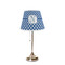 Polka Dots Poly Film Empire Lampshade - On Stand