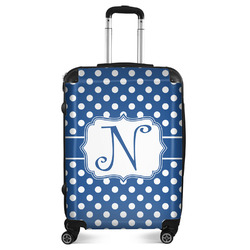 Polka Dots Suitcase - 24"Medium - Checked (Personalized)