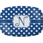 Polka Dots Melamine Platter (Personalized)