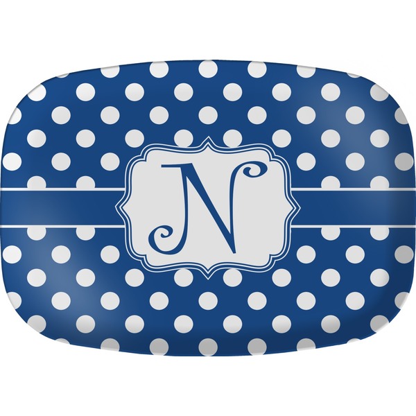Custom Polka Dots Melamine Platter (Personalized)