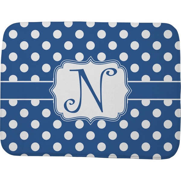 Polka Dots Memory Foam Bath Mat 48 X 36