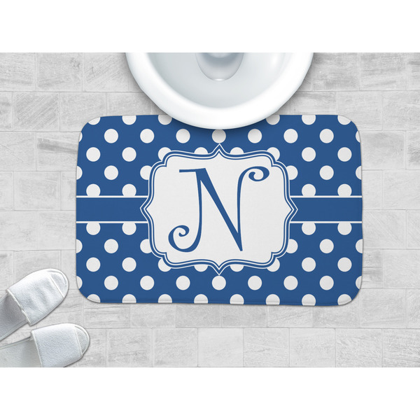 Polka Dots Memory Foam Bath Mat - LIFESTYLE 34x21