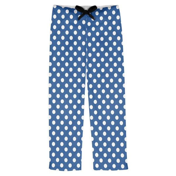 Custom Polka Dots Mens Pajama Pants - 2XL