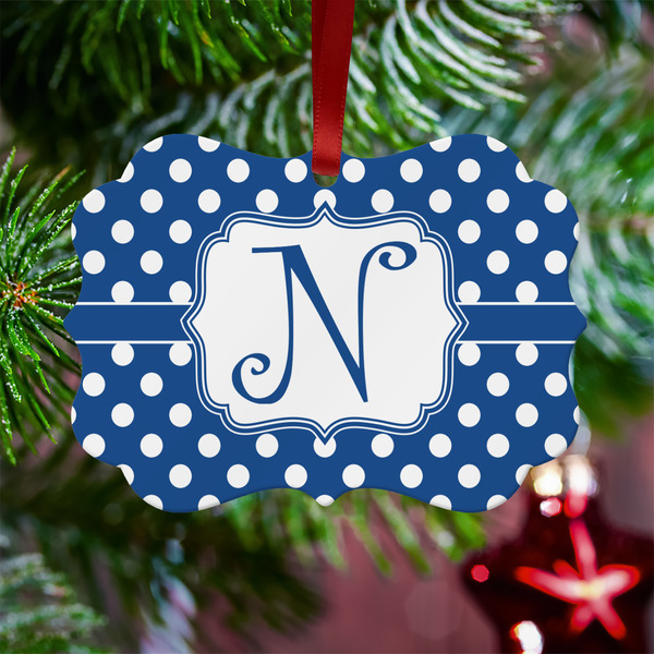Polka Dots Metal Benilux Ornament - Lifestyle