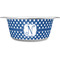 Polka Dots Stainless Steel Dog Bowl - Large (Personalized)