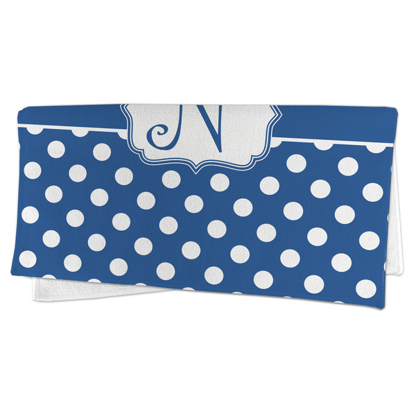 Polka Dots Microfiber Dish Rag - FOLDED (half)