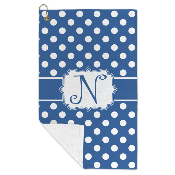 Polka Dots Microfiber Golf Towels - FOLD