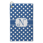 Polka Dots Microfiber Golf Towel - Small (Personalized)