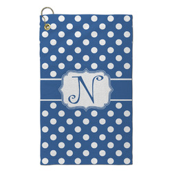 Polka Dots Microfiber Golf Towel - Small (Personalized)