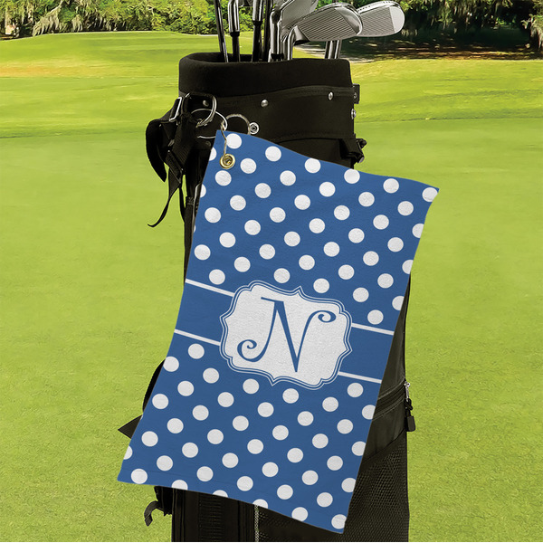 Polka Dots Microfiber Golf Towels - LIFESTYLE