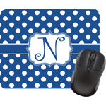 Polka Dots Rectangular Mouse Pad (Personalized)