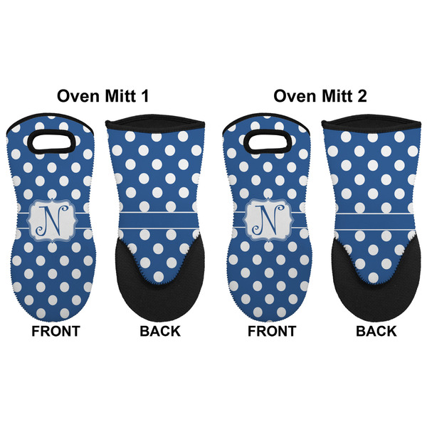 Polka Dots Neoprene Oven Mitt - Set of 2 - Approval