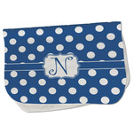 Polka Dots Burp Cloth - Fleece w/ Initial