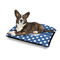 Polka Dots Outdoor Dog Beds - Medium - IN CONTEXT
