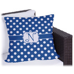 Polka Dots Outdoor Pillow (Personalized)