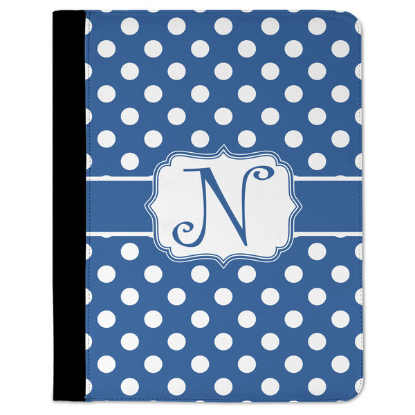Custom Polka Dots Padfolio Clipboard - Large (Personalized)