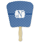 Polka Dots Paper Fan (Personalized)