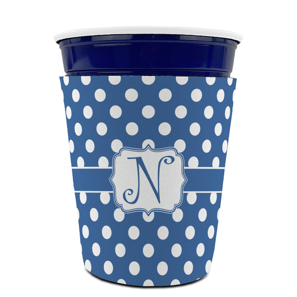 Polka Dots Party Cup Sleeves - without bottom - FRONT (on cup)