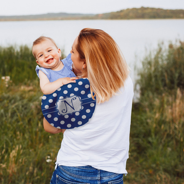 Polka Dots Peanut Shaped Burp - Lifestyle