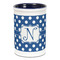 Polka Dots Ceramic Pencil Holders - Blue