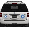 Polka Dots Personalized Car Magnets on Ford Explorer