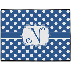Polka Dots Door Mat (Personalized)