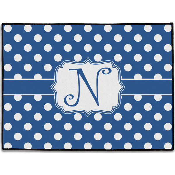 Custom Polka Dots Door Mat (Personalized)