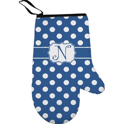 Polka Dots Right Oven Mitt (Personalized)