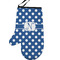 Polka Dots Left Oven Mitt (Personalized)