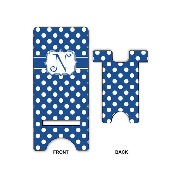Polka Dots Phone Stand - Front & Back
