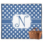 Polka Dots Outdoor Picnic Blanket (Personalized)