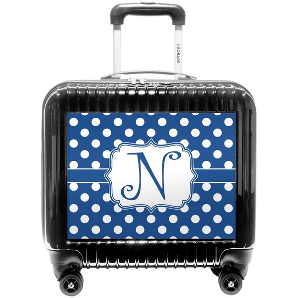 Custom Polka Dots Pilot / Flight Suitcase (Personalized)