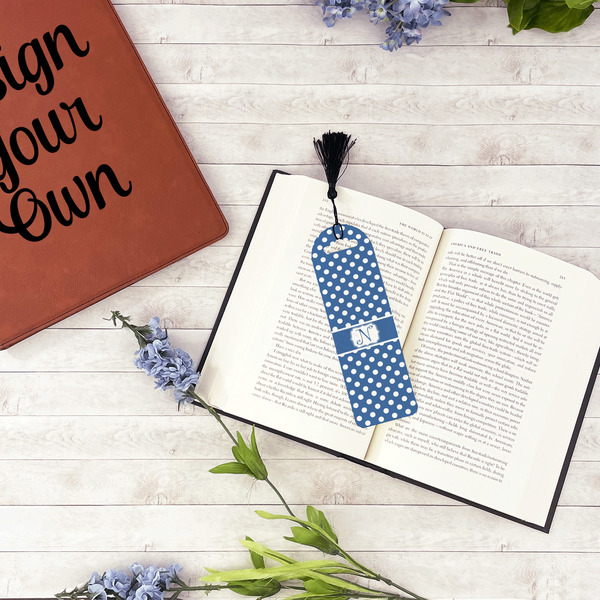 Polka Dots Plastic Bookmarks - In Context