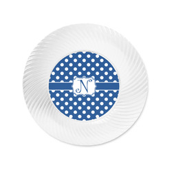 Polka Dots Plastic Party Appetizer & Dessert Plates - 6" (Personalized)