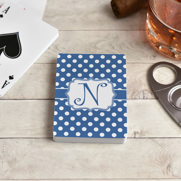 Polka Dots Playing Cards - In Context