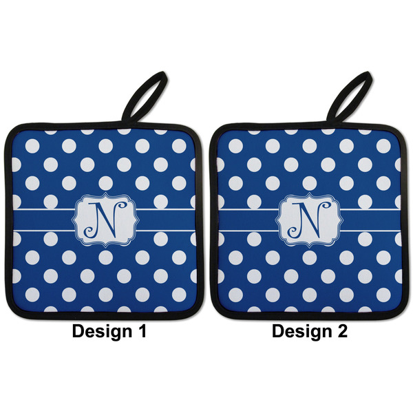 Polka Dots Pot Holders - Set of 2 APPROVAL