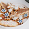 Polka Dots Printed Icing Circle - XSmall - On XS Cookies