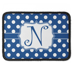 Polka Dots Iron On Rectangle Patch w/ Initial
