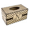 Polka Dots Rectangle Tissue Box Covers - Wood - Front