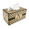 Polka Dots Rectangle Tissue Box Covers - Wood - with tissue