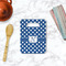 Polka Dots Rectangle Trivet with Handle - LIFESTYLE