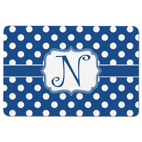 Polka Dots Rectangular Fridge Magnet - FRONT