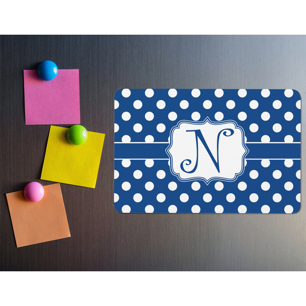 Polka Dots Rectangular Fridge Magnet - LIFESTYLE