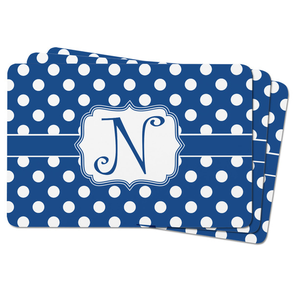 Polka Dots Rectangular Fridge Magnet - THREE