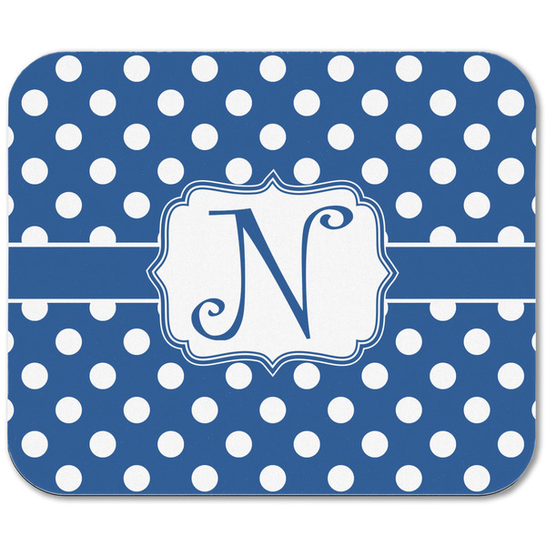 Polka Dots Rectangular Mouse Pad - APPROVAL
