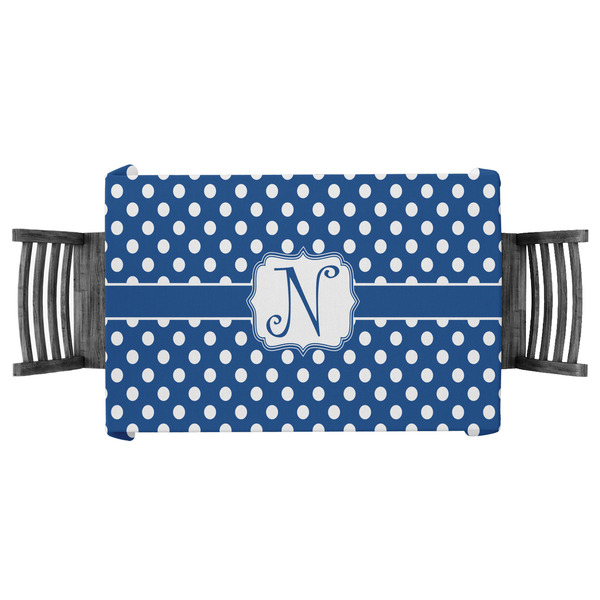 Custom Polka Dots Tablecloth - 58"x58" (Personalized)