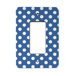 Polka Dots Rocker Style Light Switch Cover (Personalized)