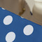 Polka Dots Large Rope Tote - Close Up View