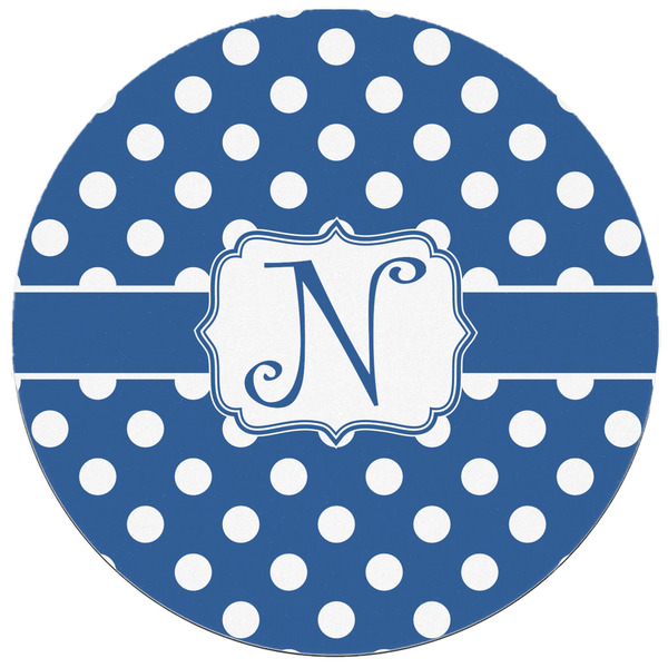 Polka Dots Round Mousepad - APPROVAL